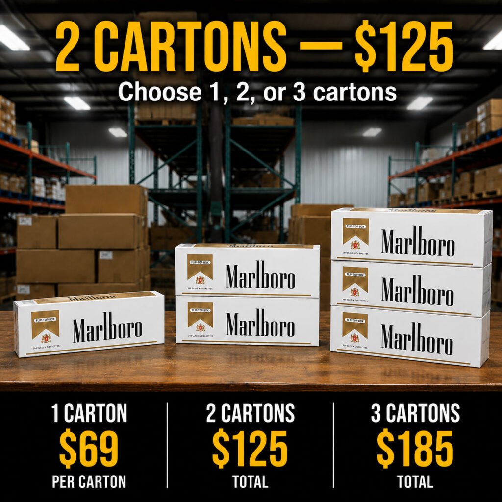 [Limited-Time Offer!] Marlboro White, 2-Cartons